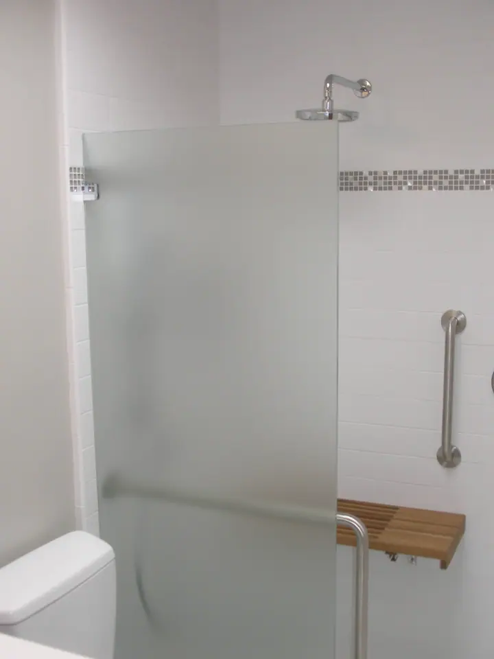 ADA barrier free bath remodel in Glen Park, San Francisco: the new barrier free bathroom