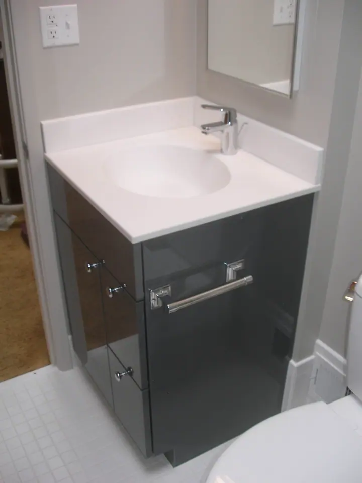 ADA barrier free bath remodel in Glen Park, San Francisco: the new barrier free bathroom, photo 12