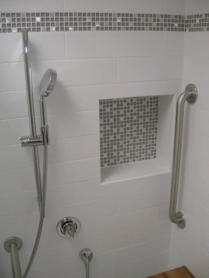 ADA barrier free bath remodel in Glen Park, San Francisco: the new barrier free bathroom, photo 20