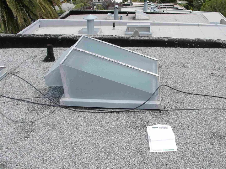 Classic San Francisco skylight replacement in Sunnyside: the old skylight