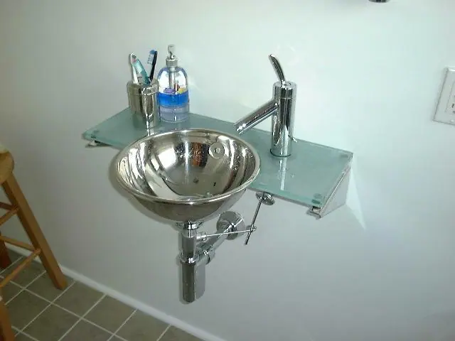 Crisp Mill Valley bathroom with a unique sink detail: retouched web pics