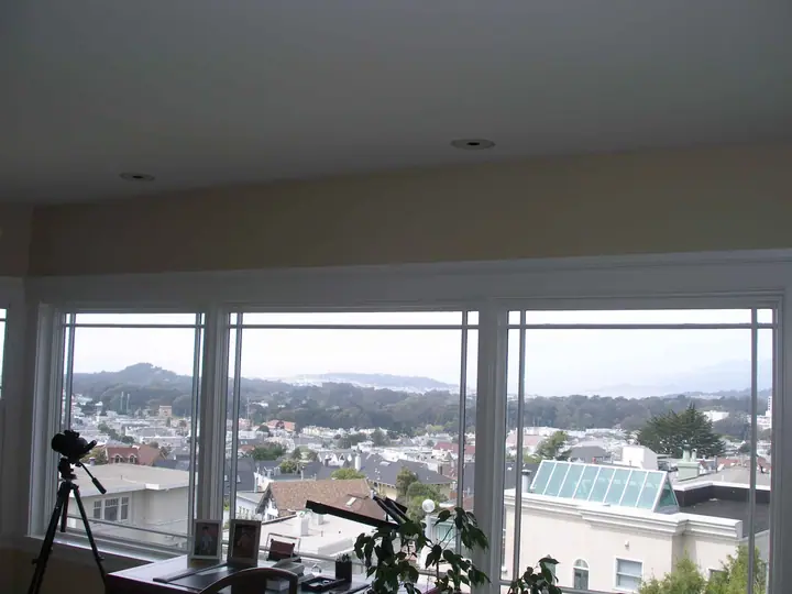 Crown molding changes the room in Buena Vista, San Francisco: Before, photo 11