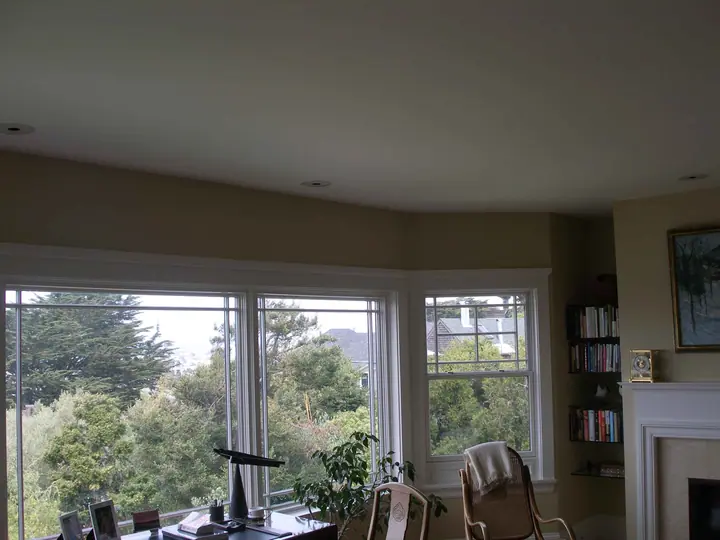 Crown molding changes the room in Buena Vista, San Francisco: Before, photo 12