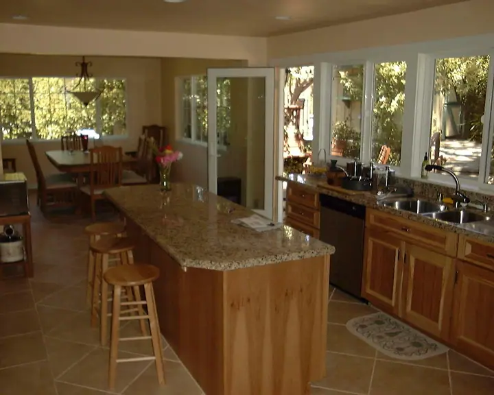 Major kitchen alteration in Novato: to dining finished