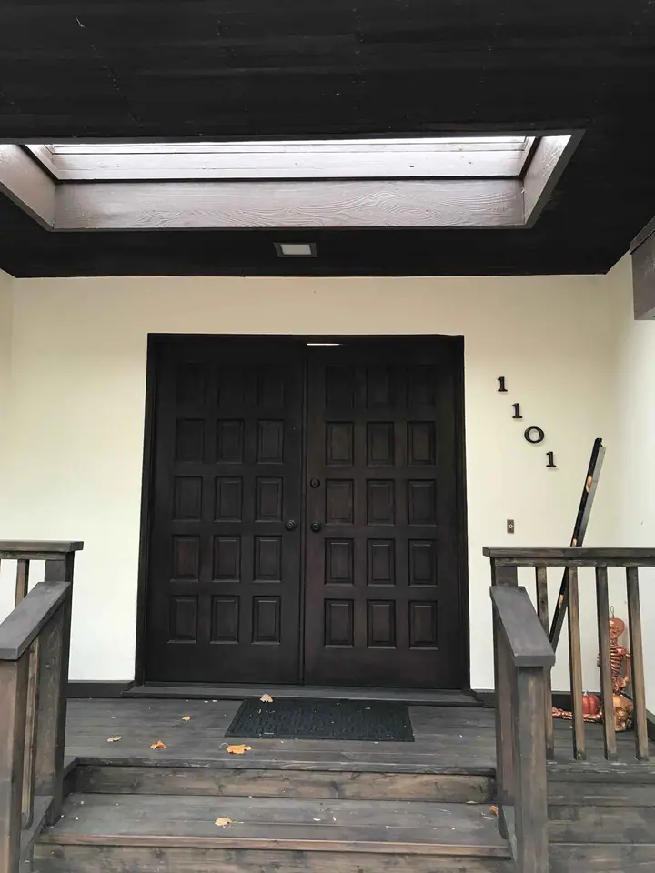 New front door in San Anselmo: Before