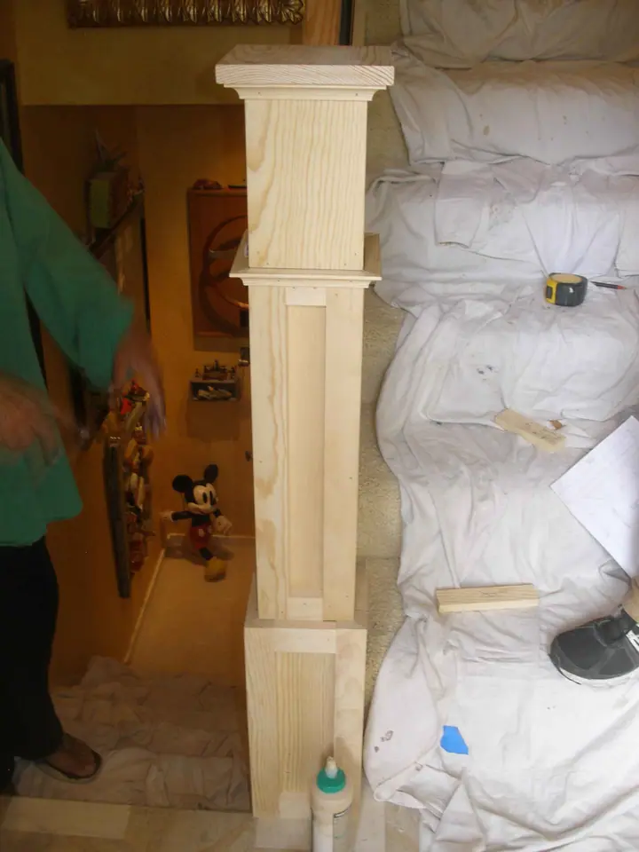 Retrofit newel post, photo 5