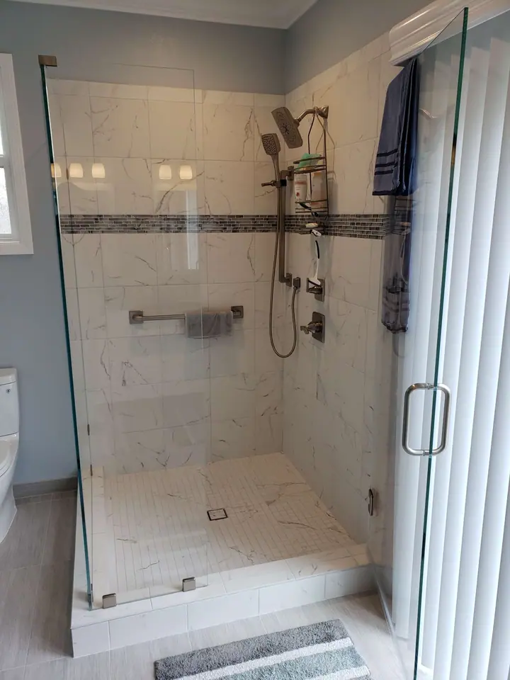 Bath and shower remodel, Santa Rosa: after