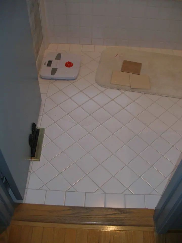 Shower remodel in Terra Linda, San Rafael: Before