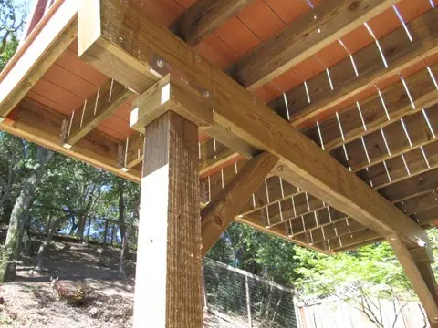 Simple redwood deck in Corte Madera, photo 6