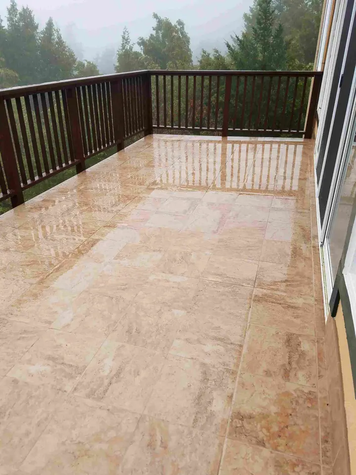 Tile deck and rail over living space in Fairfax, photo 4